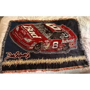 NASCAR Dale Earnhardt‎ Jr #8 Budweiser Monte Carlo Tapestry Throw Blanket